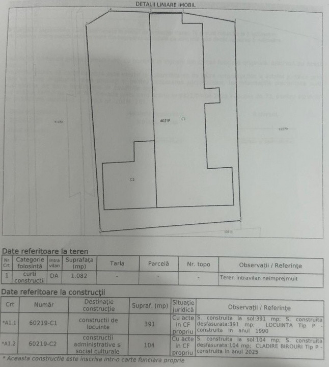 165 euro/mp în Zemeș — 495 mp, disponibil acum