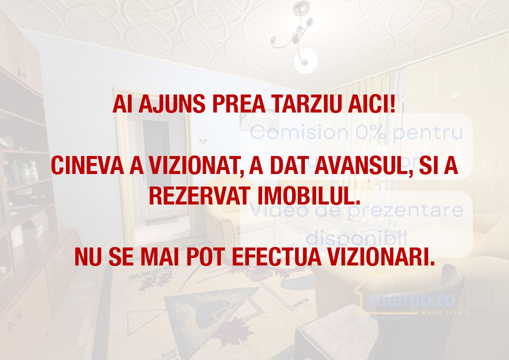 Apartament cu trei camere langa Liceul Spiru Haret, 50mp