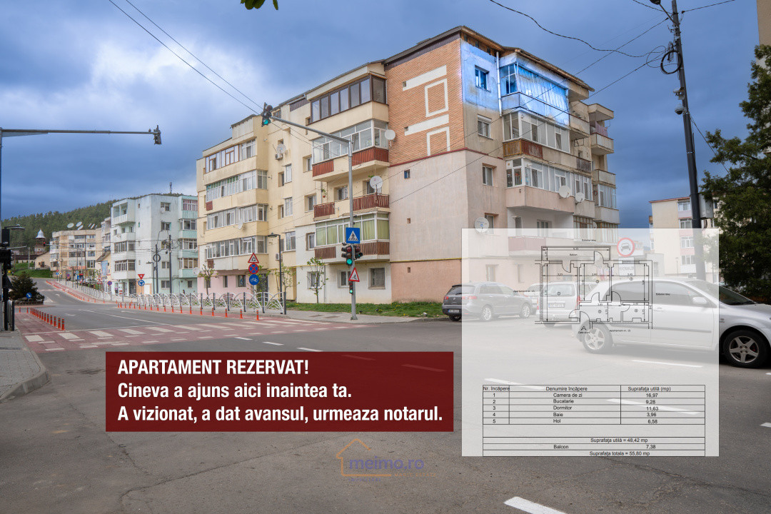 Apartament cu doua camere renovabil, zona Garii