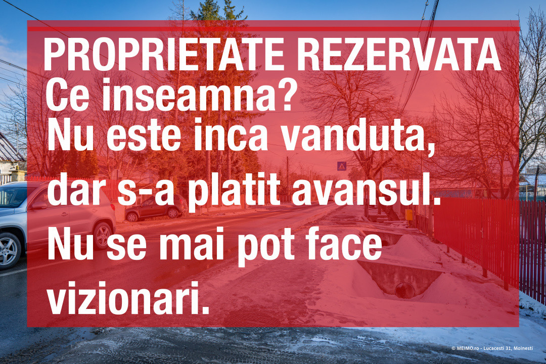 Lucacesti 31 - Confortul unei case, fără grija terenului prea mare