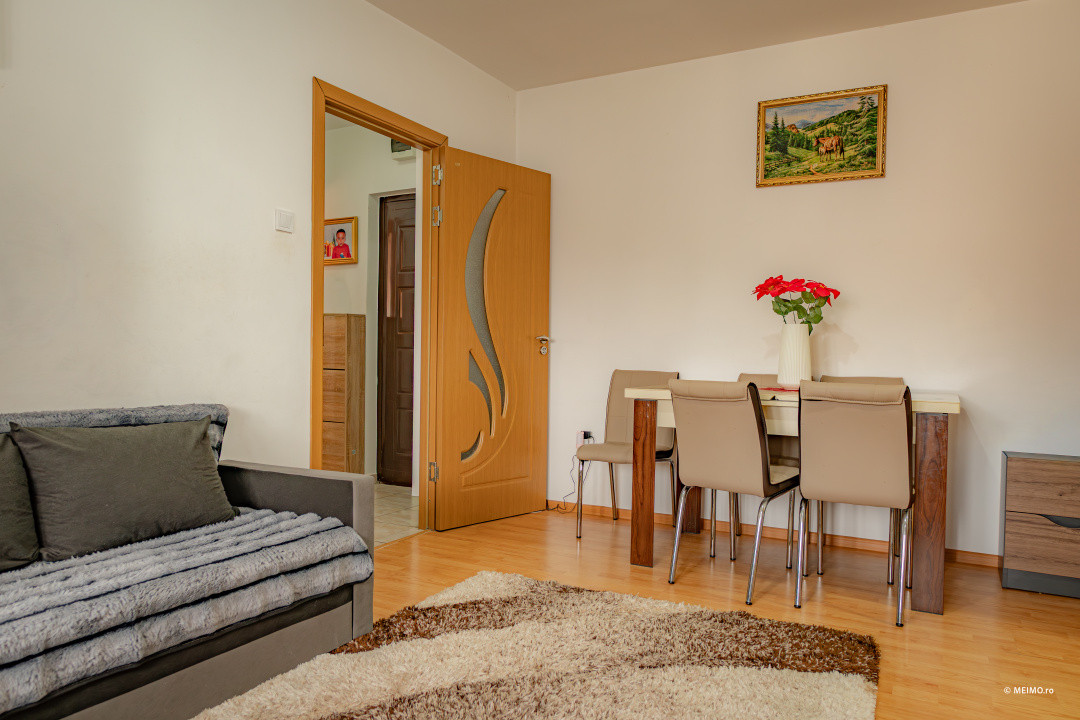 Schimb cu parter/casă sau vânzare: 3 camere renovat, mobilat, balcon