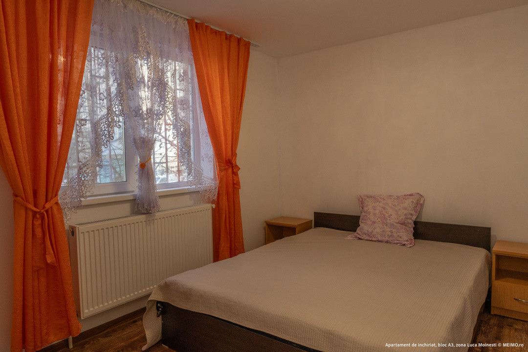 Apartament de inchiriat, zona Luca Moinesti, bloc A3, parter